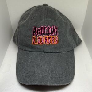 Rolling Loud Grey Strapback Hat Adam’s Cool Crown - Stain in the back, check pic